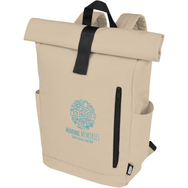 Logotrade werbemittel das Foto: Byron 15,6" GRS RPET Roll-Top Rucksack 18 L