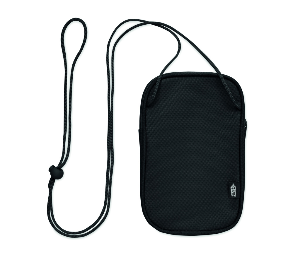 Logotrade Werbegeschenke das Foto: Crossbody-Reisetasche RPET
