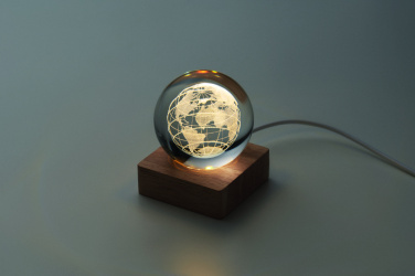 Logotrade werbemittel das Foto: LED-Glaskugel Globus