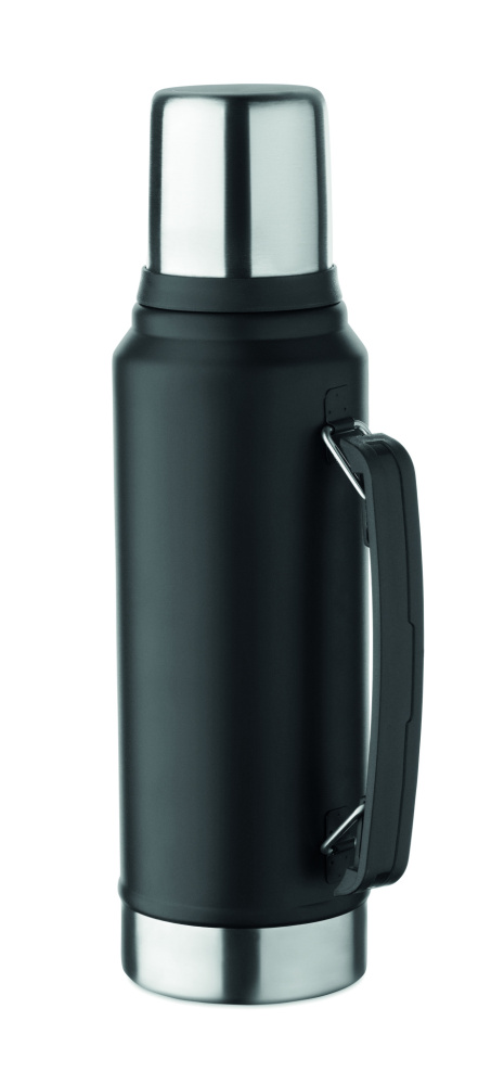 Logotrade Logogeschenke das Foto: Doppelwandige Flasche 1L