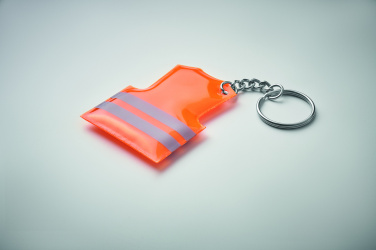 Logotrade Werbegeschenke das Foto: Schlüsselring Sicherheitsweste Jekabpils