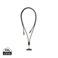 LoopAmp verstellbares 60W Telefonkabel aus RCS rPET, Schwarz