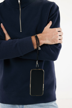 Logotrade Firmengeschenke das Foto: CarryLoop verstellbares Handy-Armband aus RCS rec. PET