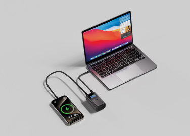 Logotrade Firmengeschenke das Foto: Urban Vitamin Campbell 55W 10.000mAh Pocket-Powerbank