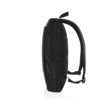 Logotrade Firmengeschenke das Foto: Flexpack Aware™ Expandable Slim RPET 15,6" Laptop-Rucksack