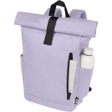 Logotrade Logogeschenke das Foto: Byron 15,6" GRS RPET Roll-Top Rucksack 18 L