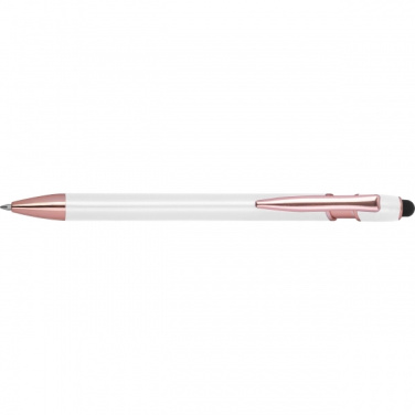 Logotrade Werbeartikel das Foto: Recycelter Semi-Gelstift BELO HORIZONTE