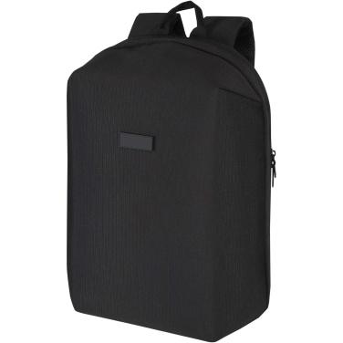 Logotrade Firmengeschenke das Foto: Luma 15" GRS Laptop-Rucksack aus recyceltem Material mit Diebstahlschutz 10L