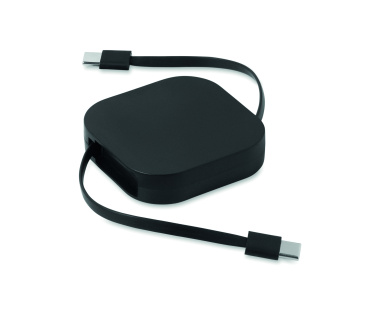 Logotrade Logogeschenke das Foto: Einziehbares Ladekabel 100W