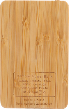 Logotrade Logogeschenke das Foto: Powerbank 5000 mAh mit beleuchtetem Logo