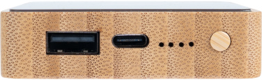 Logotrade Logogeschenke das Foto: Powerbank 5000 mAh mit beleuchtetem Logo