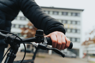 Logotrade Logogeschenke das Foto: Bikefinder Dual RCS Fahrradklingel mit weltweiter Ortung