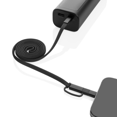 Logotrade Geschäftsgeschenke das Foto: Arc ultradünnes 60W 2-in-1 Magnetkabel