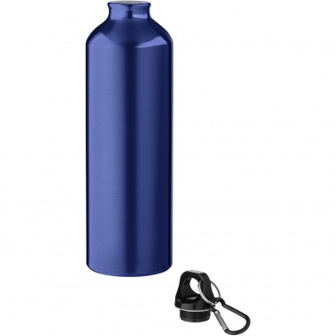 Logotrade promotional giveaway picture of: Oregon 770 ml aluminium water bottle with carabiner