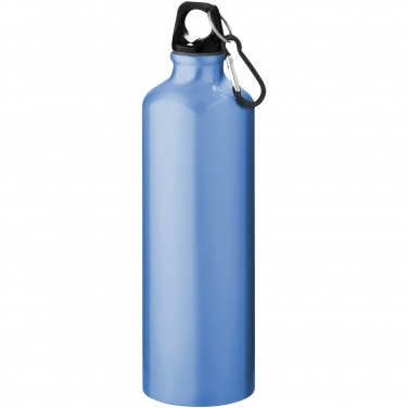 Logo trade advertising products picture of: Oregon 770 ml aluminium water bottle with carabiner