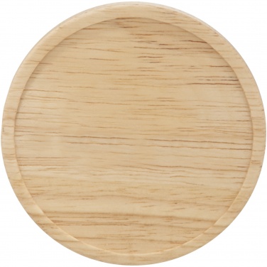 Logotrade promotional merchandise picture of: Hearth 400 ml ceramic mug with wooden coaster