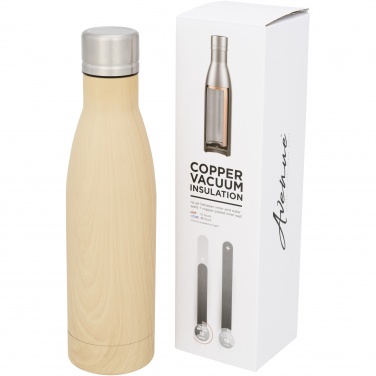 Logotrade promotional merchandise photo of: Vasa 500 ml wood-look copper vacuum insulated bottle