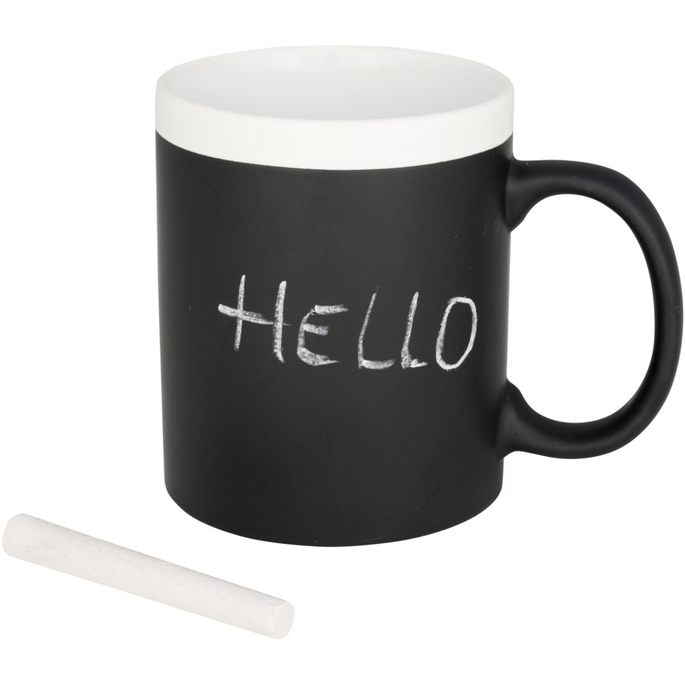 Logo trade promotional giveaway photo of: Chalk-write 330 ml ceramic mug