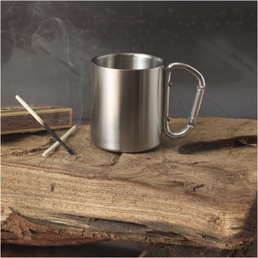 Logotrade promotional giveaway image of: Alps 200 ml insulated mug with carabiner