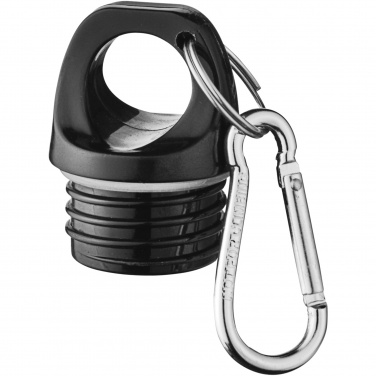 Logotrade promotional product image of: Oregon 770 ml matte water bottle with carabiner