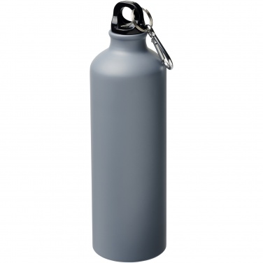 Logo trade corporate gifts image of: Oregon 770 ml matte water bottle with carabiner