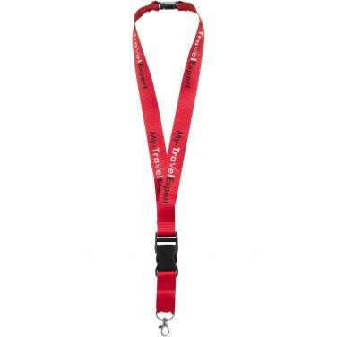Logotrade promotional item image of: Yogi lanyard detachable buckle break-away closure