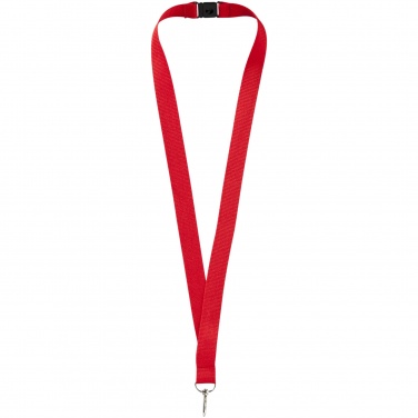 Logo trade advertising products image of: Lago lanyard with break-away closure
