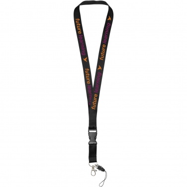 Logo trade promotional item photo of: Sagan phone holder lanyard with detachable buckle
