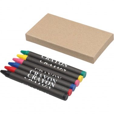 Logotrade business gifts photo of: Ayo 6-piece coloured crayon set