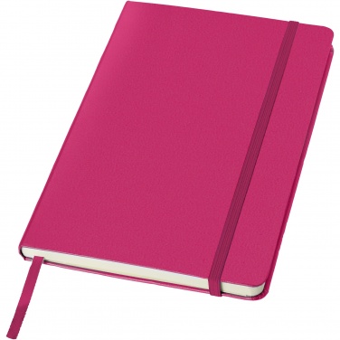 Logo trade promotional giveaways picture of: Classic A5 hard cover notebook