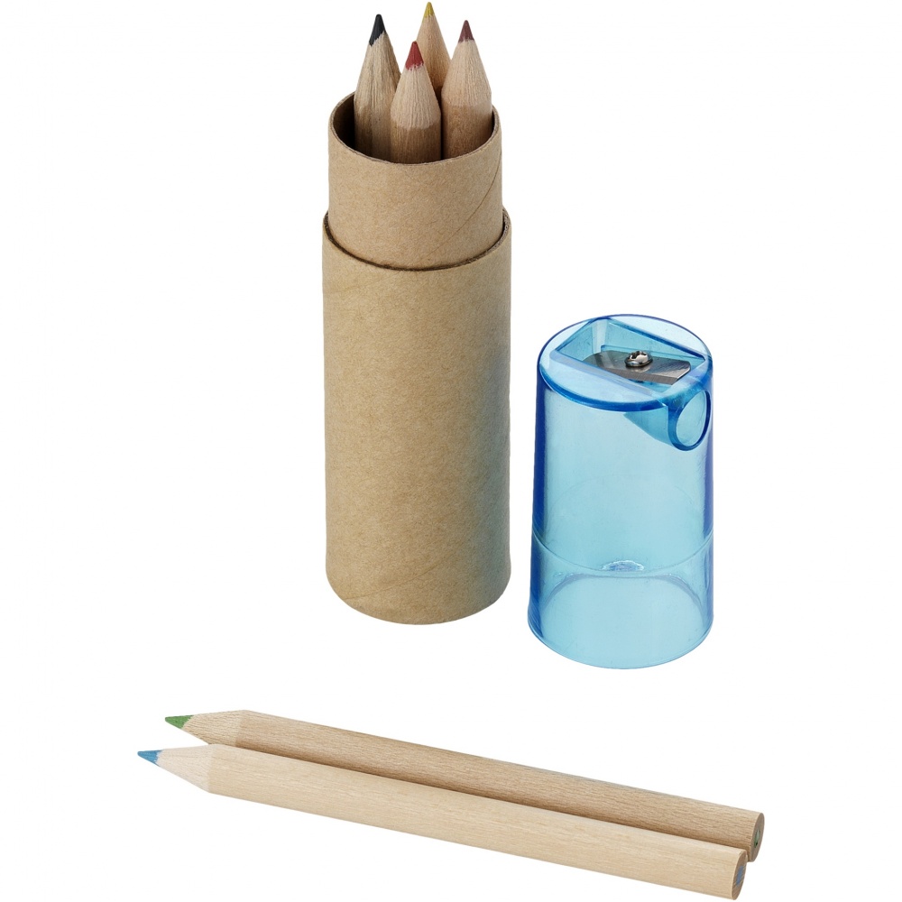 Logotrade promotional giveaway picture of: Kram 6-piece coloured pencil set