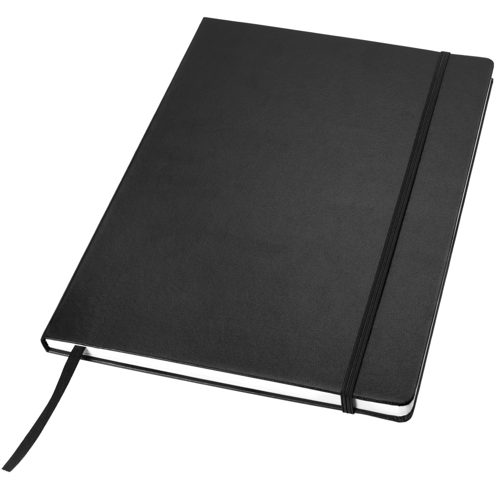 Logo trade corporate gifts image of: Executive A4 hard cover notebook