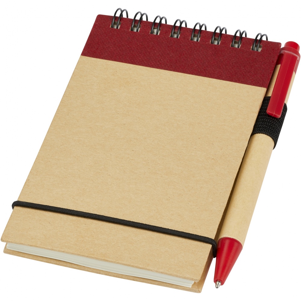 Logotrade business gifts photo of: Zuse A7 recycled jotter notepad with pen
