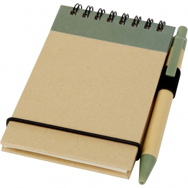 Logotrade advertising product image of: Zuse A7 recycled jotter notepad with pen