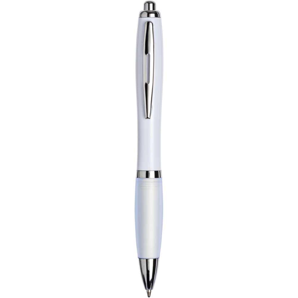 Logotrade promotional giveaway picture of: Nash ballpoint pen with coloured barrel and grip