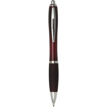 Logo trade corporate gifts picture of: Nash ballpoint pen with coloured barrel and grip