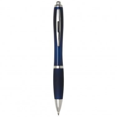 Logotrade promotional gift image of: Nash ballpoint pen with coloured barrel and grip