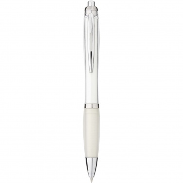 Logo trade promotional items picture of: Nash ballpoint pen with coloured barrel and grip