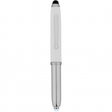 Logo trade promotional merchandise image of: Xenon stylus ballpoint pen with LED light