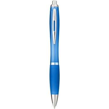 Logo trade promotional merchandise picture of: Nash ballpoint pen coloured barrel and grip