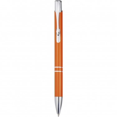 Logo trade advertising product photo of: Moneta aluminium click ballpoint pen (blue ink)