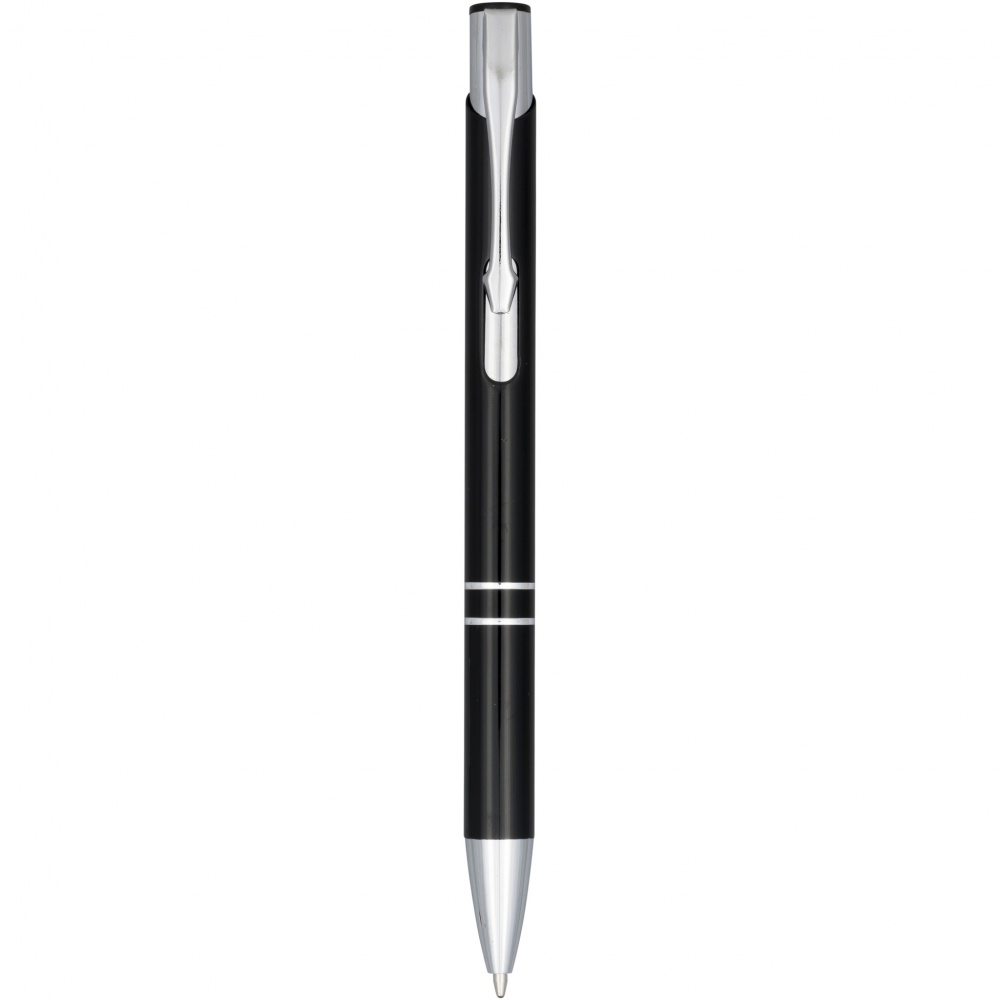 Logo trade advertising products image of: Moneta anodized aluminium click ballpoint pen
