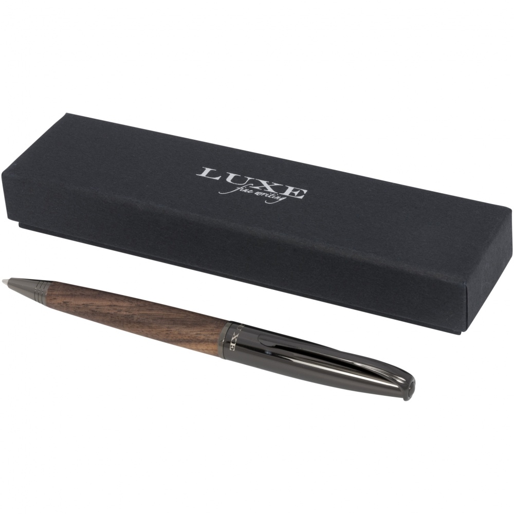 Logo trade promotional products picture of: Loure wood barrel ballpoint pen