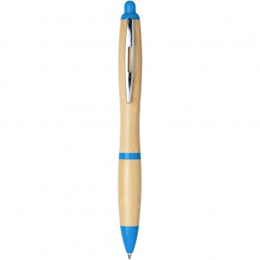 Logo trade promotional item photo of: Nash bamboo ballpoint pen