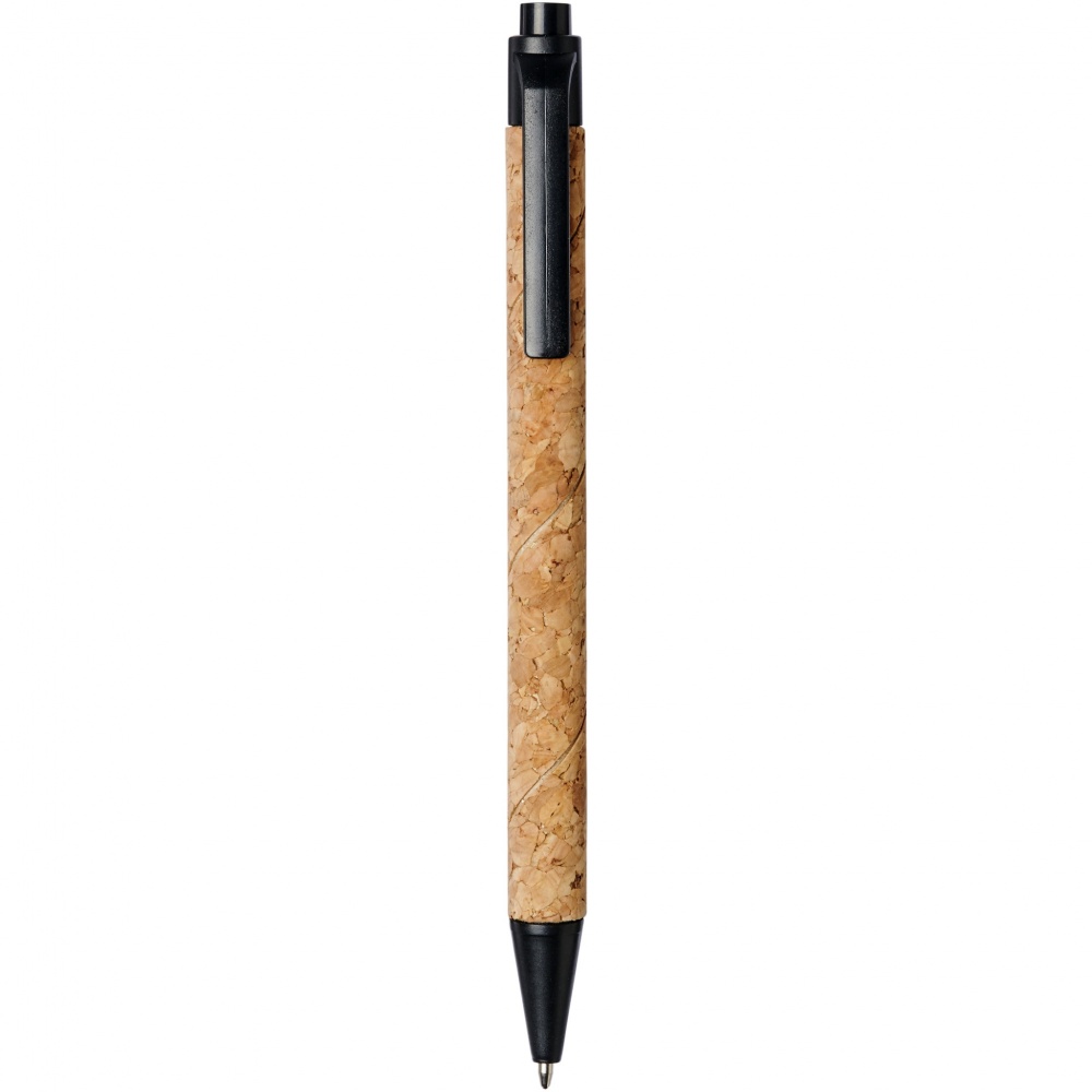Logo trade business gift photo of: Midar cork and wheat straw ballpoint pen