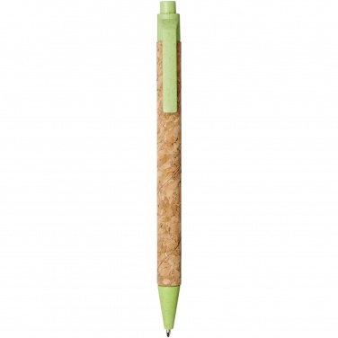 Logotrade promotional giveaways photo of: Midar cork and wheat straw ballpoint pen