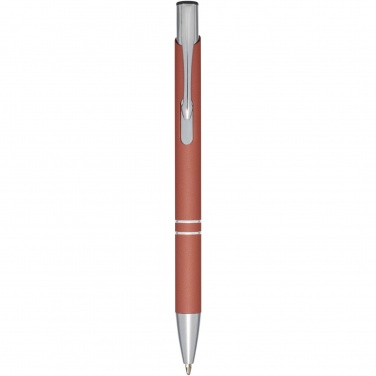 Logo trade promotional merchandise picture of: Moneta soft touch ballpoint pen