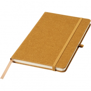 Logo trade corporate gifts picture of: Atlana leather pieces notebook
