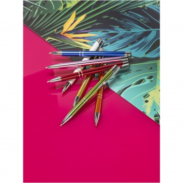 Logotrade advertising product image of: Moneta anodized aluminium click ballpoint pen