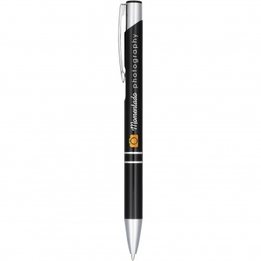 Logotrade advertising product image of: Moneta anodized aluminium click ballpoint pen